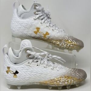 Under Armour Spotlight Clone 3.0 MC Football Cleats Women Sz 10 3026343 100 New